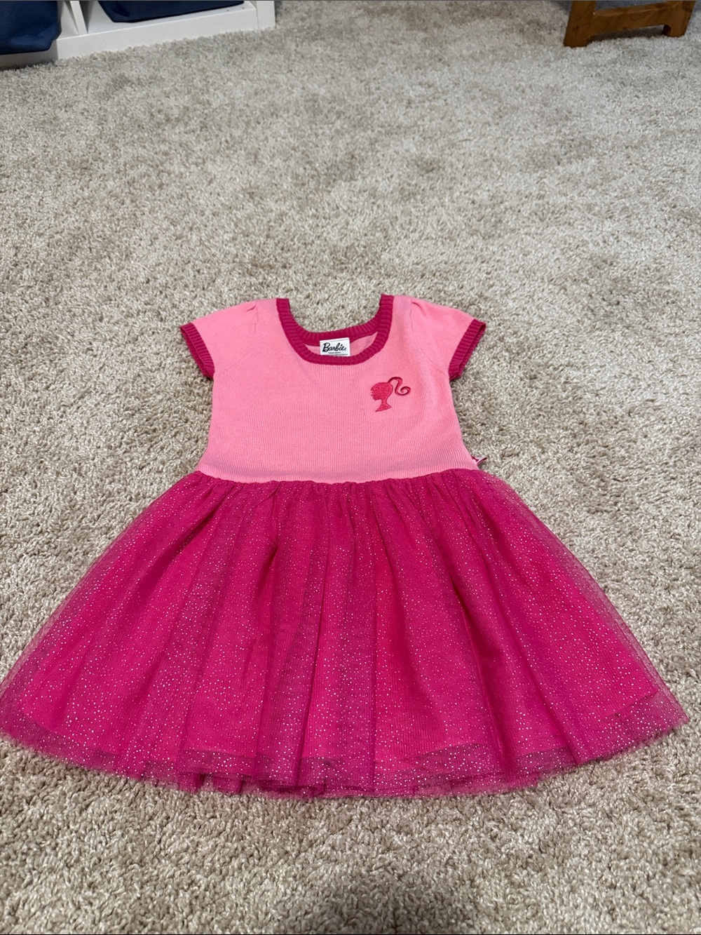 Barbie Pink and Fuchsia Sparkle Tulle Dress